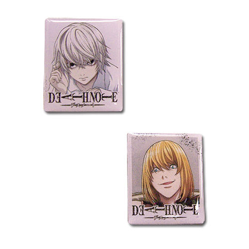 Death Note Near & Mello Lapel Pins Set of 2