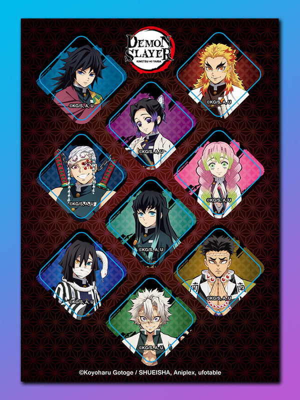 Demon Slayer Hashira Sticker Set