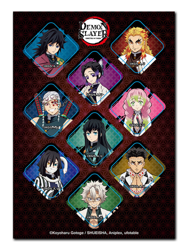 Demon Slayer Hashira Sticker Set