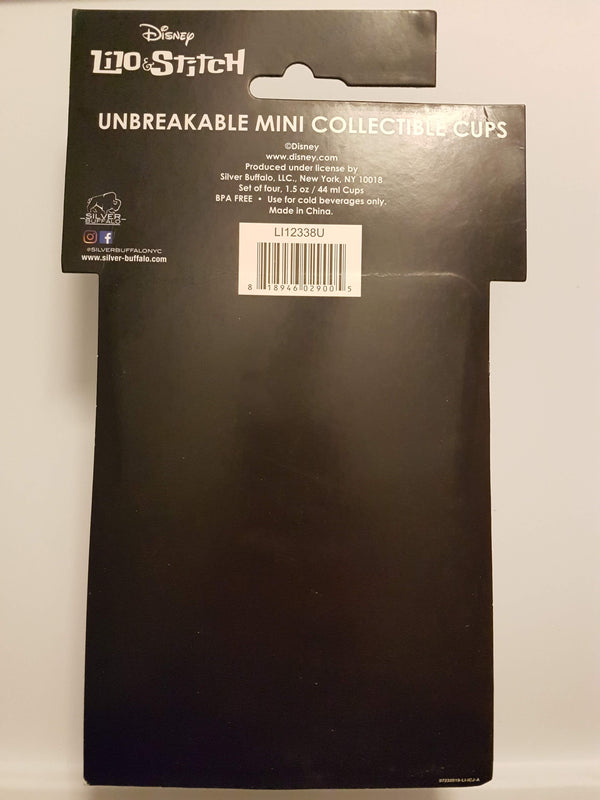 Disney Lilo & Stitch Unbreakable Mini Collectible Cups 1.5 oz