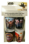 Disney The Mandalorian Unbreakable Mini Collectible Cups 1.5 oz