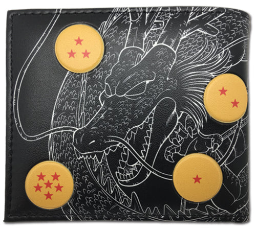 Dragon Ball Super Shenron & 7 Balls Black Bifold Wallet