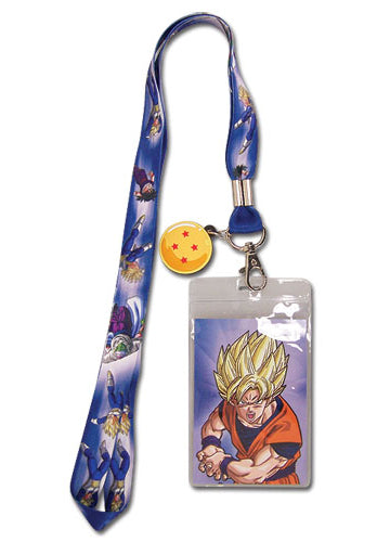 Dragon Ball Z Group Lanyard With 4 Star Ball Charm