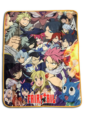 Fairy Tail Big Group Throw Blanket