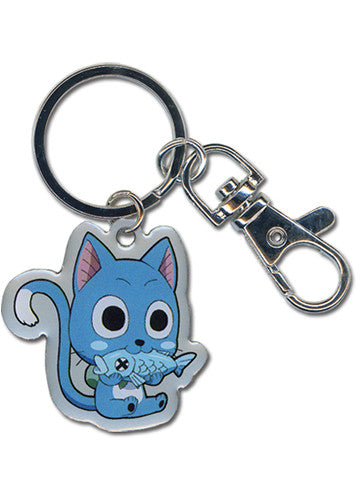 Fairy Tail Happy Metal Keychain