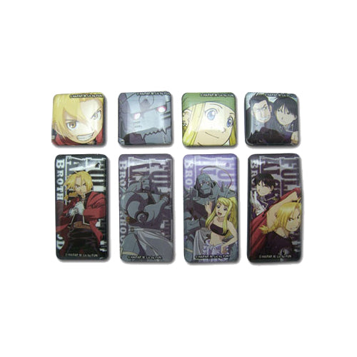 Fullmetal Alchemist Brotherhood Characters Magnet Set