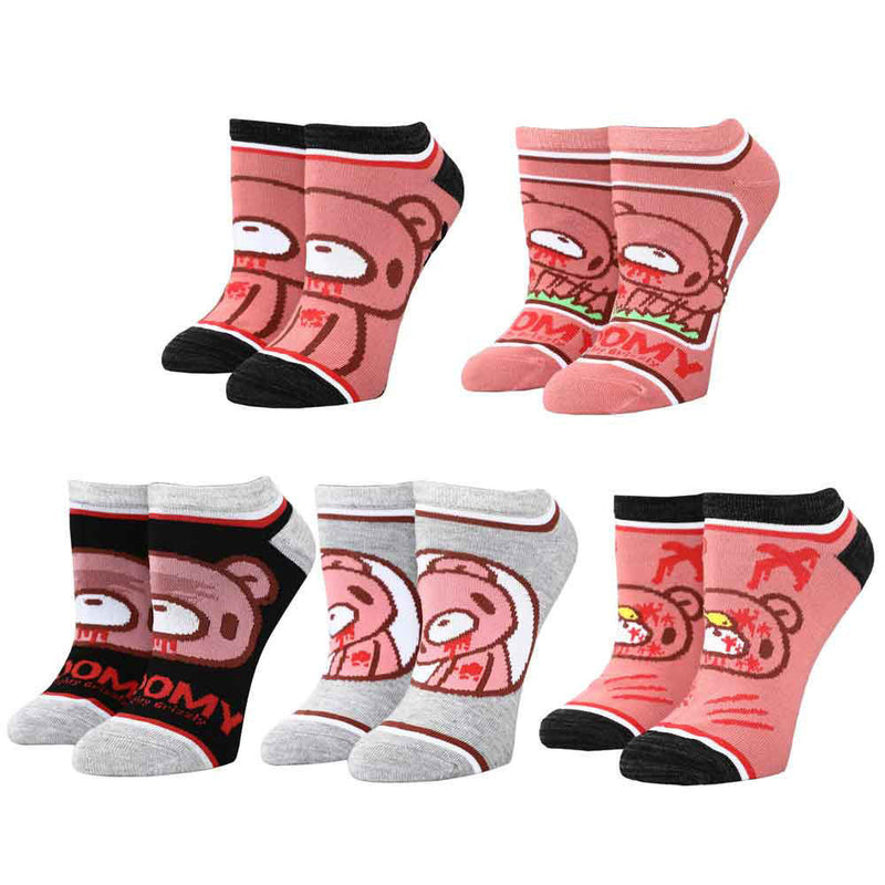 Gloomy Bear Ankle Socks 5 Pair Set