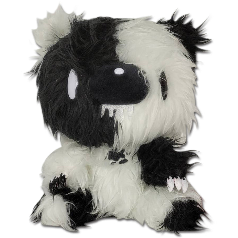 Gloomy Bear Black White Fur 8" Sitting Plush Doll