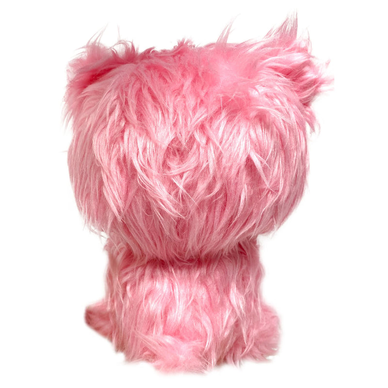 Gloomy Bear Pink Fur 8" Sitting Plush Doll