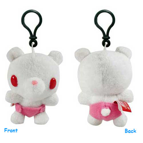 Gloomy Bear White Plush Doll W/ Backpack Clip