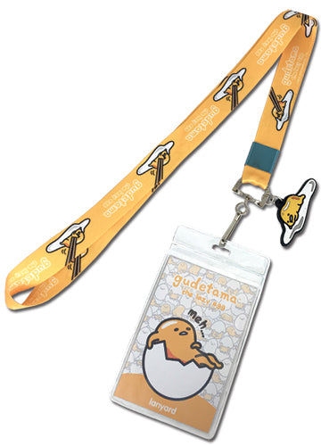 Gudetama The Lazy Egg Yolk Lanyard 2 W/ Charm