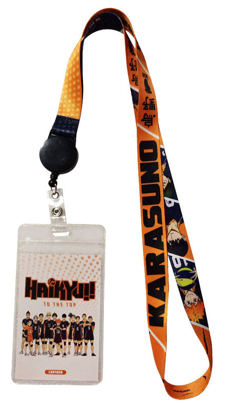 Haikyu!! Karasuno S4 Group Retractable Lanyard