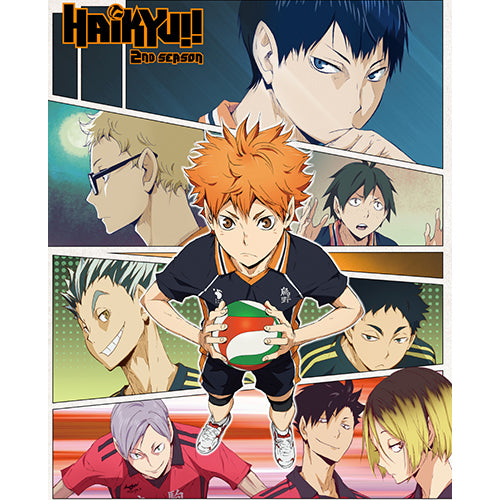 Haikyu!! Season 2 Key Art Throw Blanket
