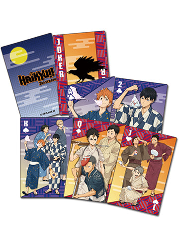 Haikyuu!! Group In Yukata Poker Playing Cards