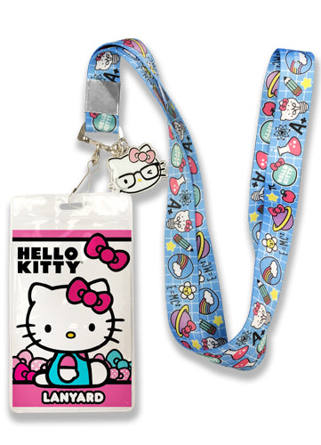 Lanière Hello Kitty Smart Nerd avec breloque