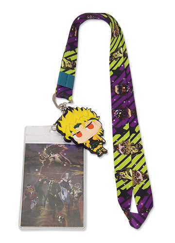 Jojo's Bizarre Adventure Jotaro & Dio Lanyard W/ Charm