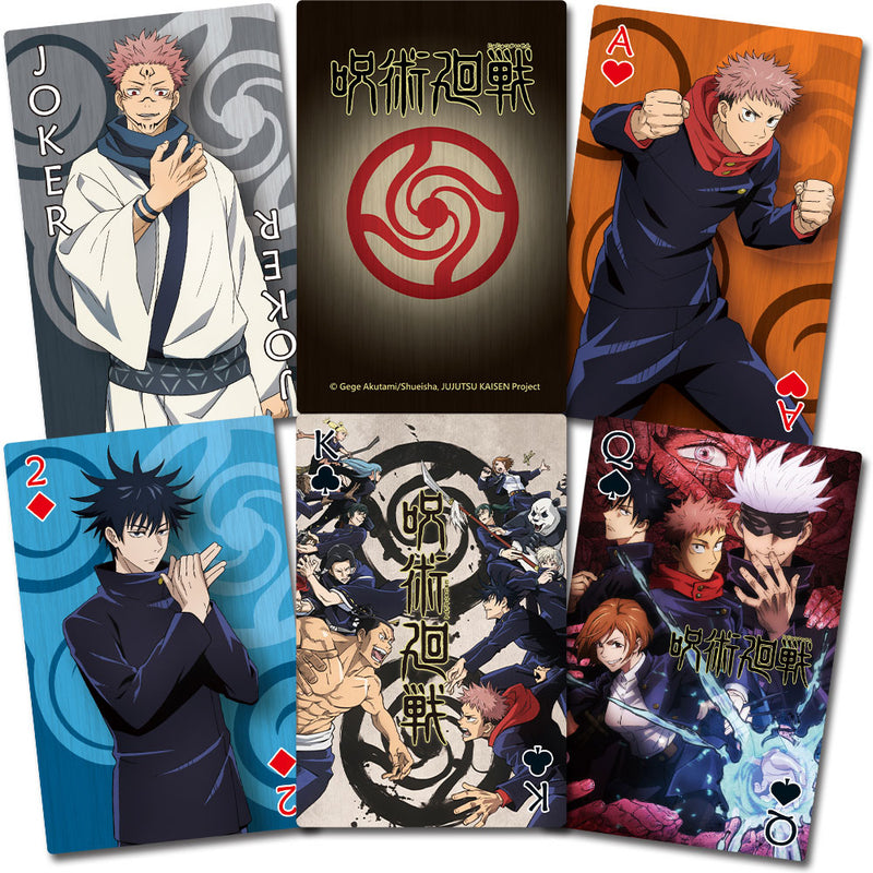 Jujutsu Kaisen Group Poker Playing Cards