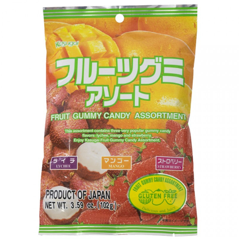 Kasugai - Fruit Assortment Gummy 3.59 oz