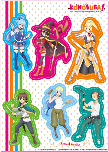 KonoSuba Characters Sticker Set