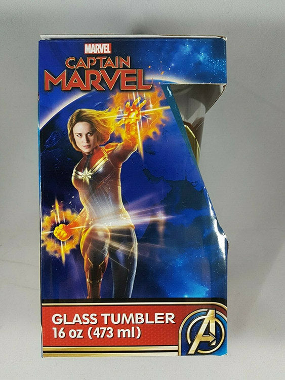 Marvel Comics Captain Marvel Pint Glass 16 oz