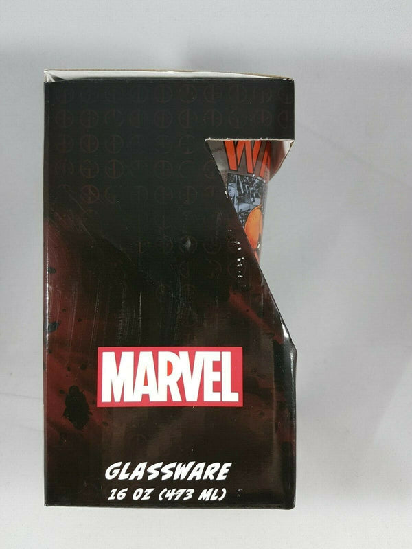 Marvel Deadpool Wanted Poster Pint Glass 16 oz