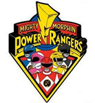 Mighty Morphin Power Rangers Group 6" Logo Car Fridge Magnet