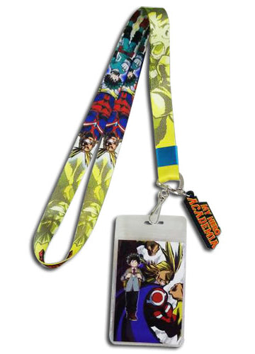 My Hero Academia Deku and All Might Lanyard W/ Charm
