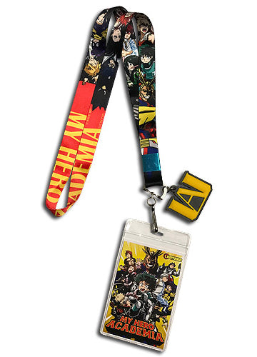 My Hero Academia Line-Up Lanyard W/ Charm