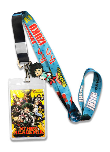 My Hero Academia Midoriya Lanyard W/ Charm