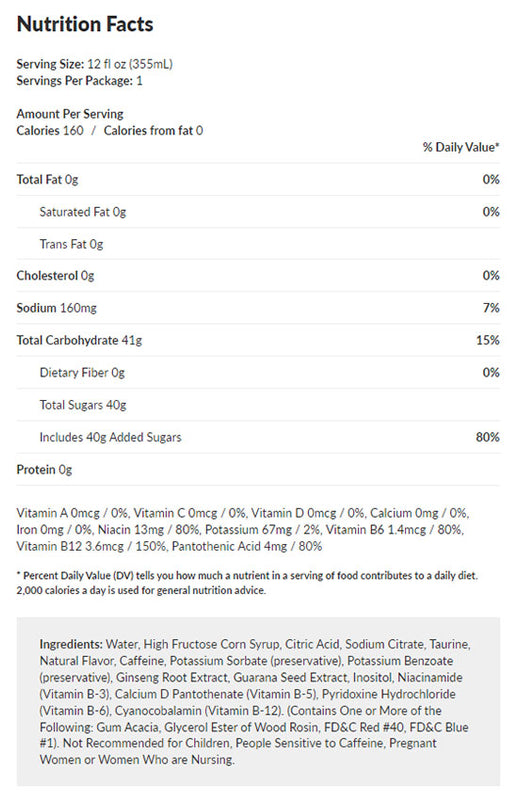 My Hero Academia One For All Energy Drink