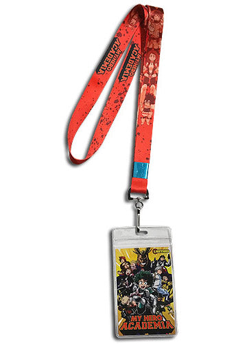 My Hero Academia Red Monochrome Lanyard