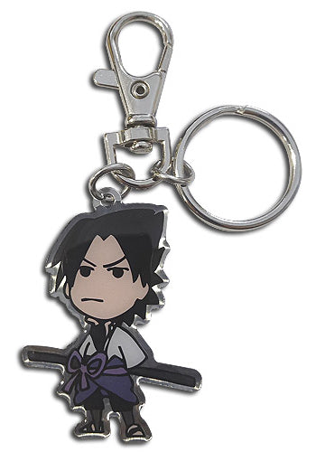 Naruto Shippuden Sasuke Metal Keychain