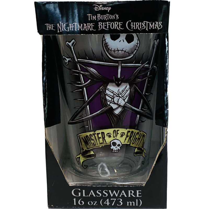 Disney Nightmare Before Christmas Master of Fright Pint Glass 16 oz