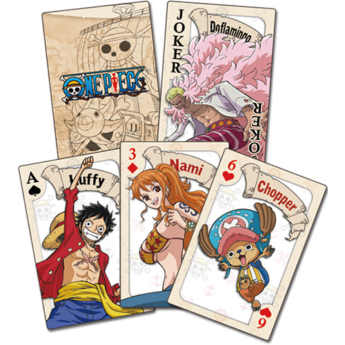 One Piece Punk Hazard Characters Poker Playing Cards