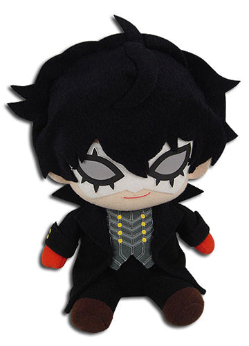 Persona 5 Protagoniste Joker Phantom Thief Version Assise Poupée en peluche