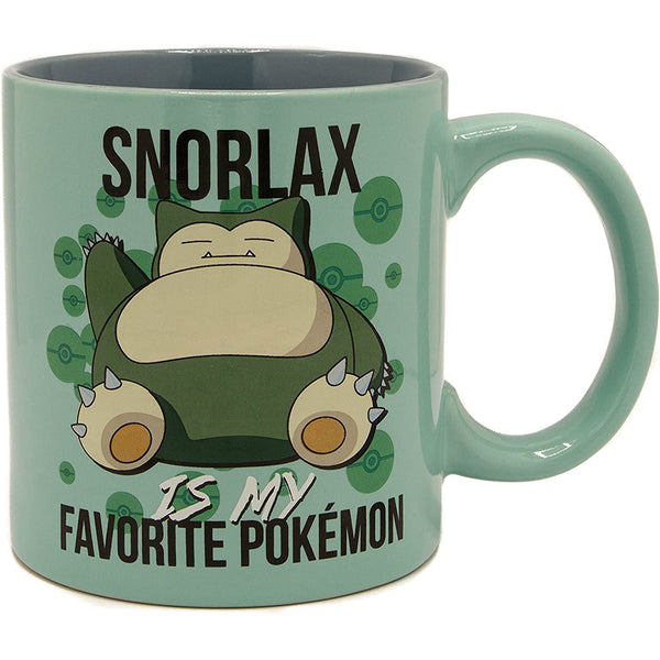 Pokemon Snorlax Is My Favorite Pokemon Ceramic Mug 20oz