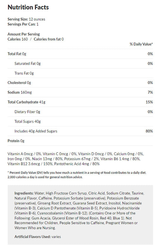 Rick And Morty Fleeb Juice Energy Drink