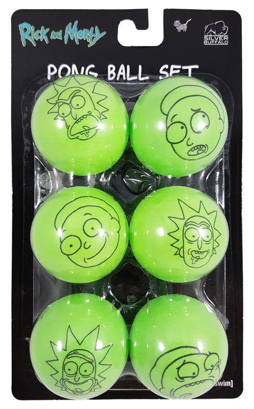 Rick and Morty Ping Pong Ball Set