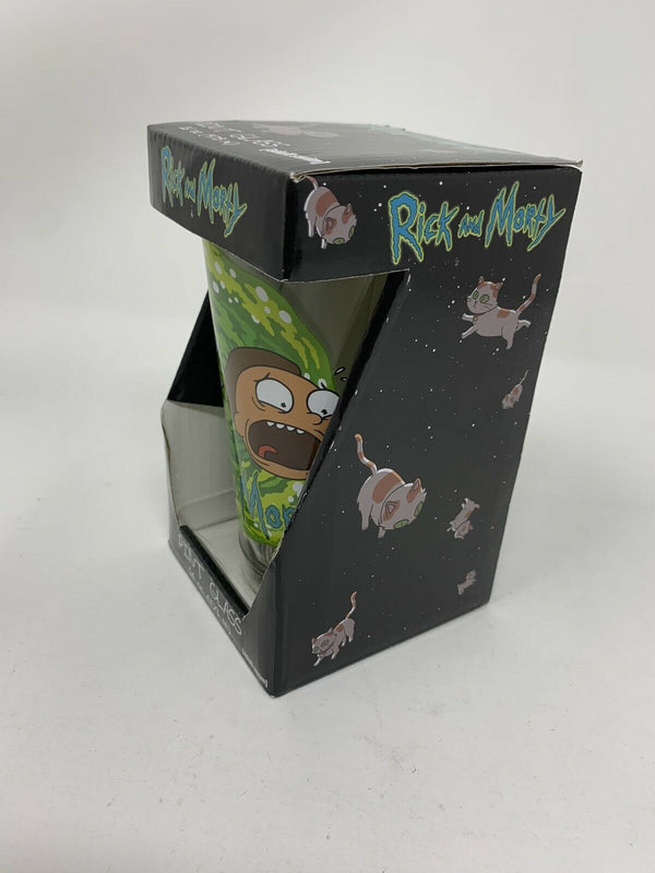 Rick and Morty Time Warp Pint Glass 16 oz