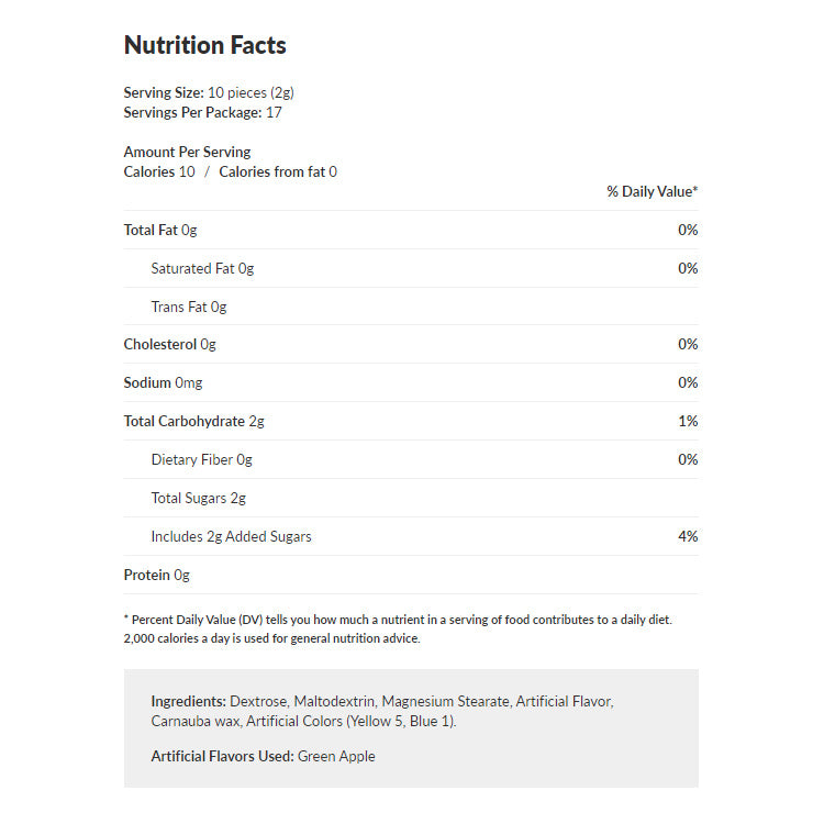 Rugrats Reptar Cereal Box Green Apple Candy