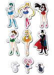 Sailor Moon R Characters Puffy Sticker Set