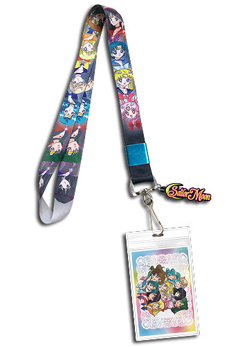 Sailor Moon Sailor Guardians Lanyard With Logo Charm