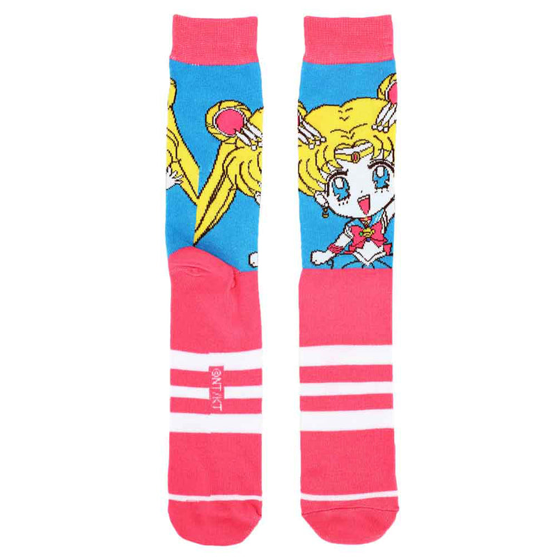 Sailor Moon Striped Crew Socks 5-Pack Set