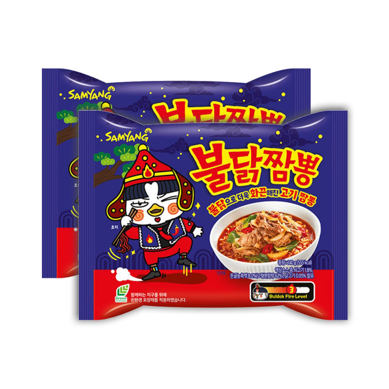 Samyang Buldak Jjampong Flavor Spicy Hot Ramen Noodles