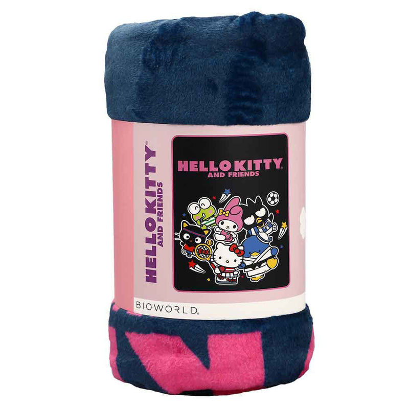 Sanrio Hello Kitty & Friends Sports Fleece Throw Blanket