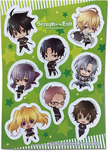 Seraph of The End Vampire Reign Sticker Set
