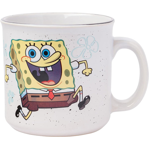 Spongebob Squarepants I'm Ready Ceramic Camper Mug 20 oz