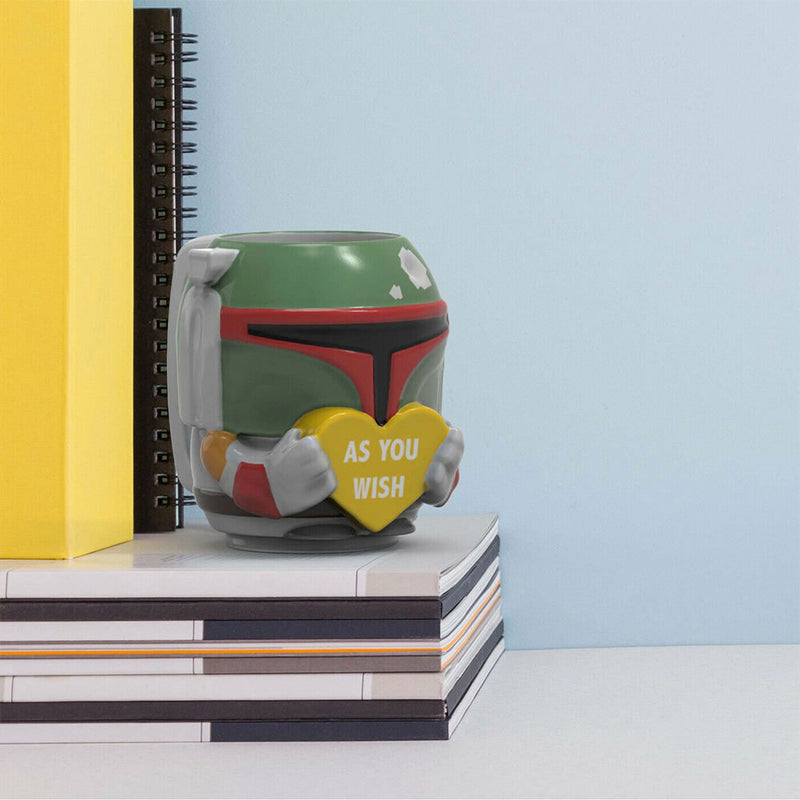 Star Wars Boba Fett Valentines Day Mug 15 oz