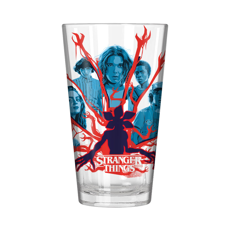 Stranger Things Group Pint Glass 16 oz