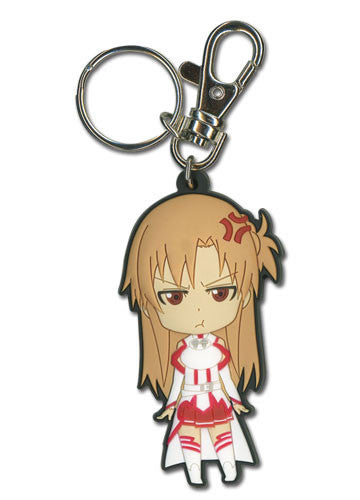 Sword Art Online Asuna Angry Keychain